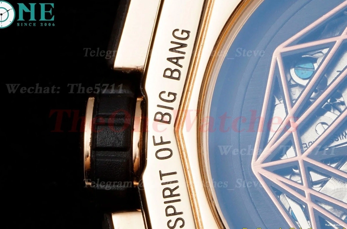 Big HUB4700 Bang RG BLSF Of Spirit Dial RU 42mm Skeleton 0127